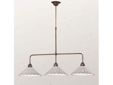 FIOR DI PIZZO 065.25 - LED ceramic pendant lamp by Il Fanale