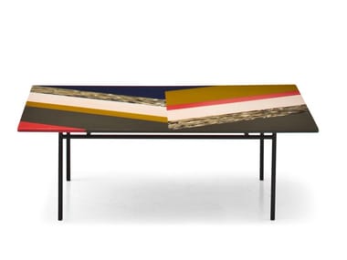 FISHBONE - Rectangular methacrylate coffee table by Moroso