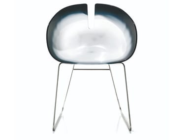 FJORD H - Sled base technopolymer chair by Moroso