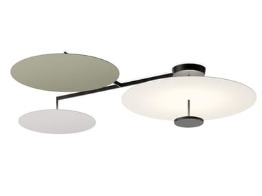 FLAT 5922 - LED metal ceiling lamp by Vibia