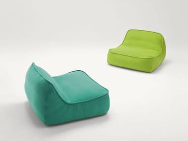 FLOAT MINI - Fabric armchair with removable cover by Paola Lenti