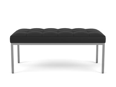 FLORENCE KNOLL - Tufted upholstered bench by Knoll