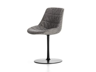 FLOW TEXTILE - Swivel upholstered fabric chair by MDF Italia