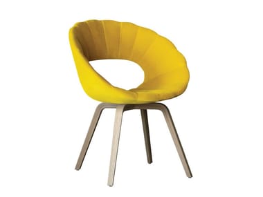 FLOWER 9W0.B1 - Fabric chair by Tonon