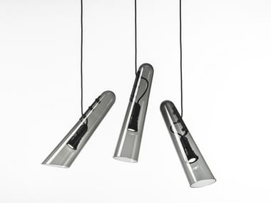 FLUTES - Glass pendant lamp by Brokis