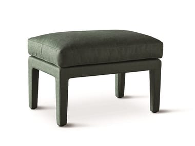 FORREST SOFT - Upholstered fabric pouf by Meridiani