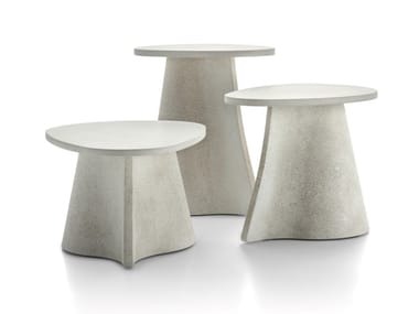 FOSSIL - Fiber cement coffee table by MDF Italia