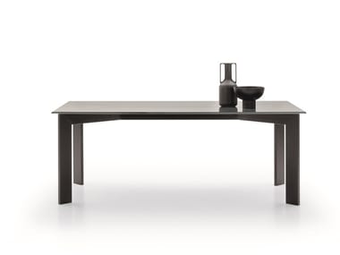 FRAME - Rectangular glass table by Ditre Italia