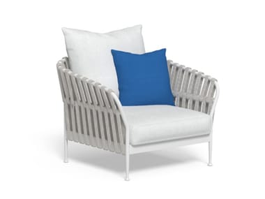 FRAME - Fabric garden armchair with armrests by Talenti
