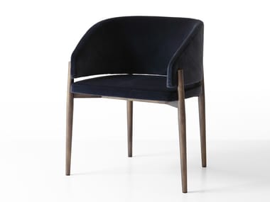 FRANK - Easy chair with armrests by Porro