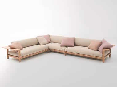 FREI - Sectional modular fabric garden sofa by Paola Lenti