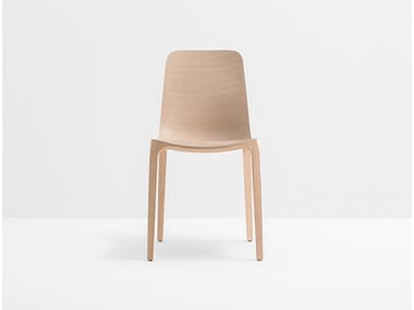 FRIDA 752 - Solid wood chair by Pedrali