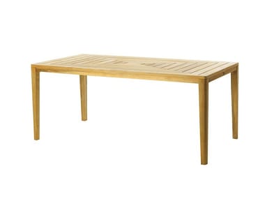 FRIENDS - Rectangular wooden garden table by Ethimo