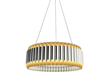 GALLIANO ROUND - Steel pendant lamp by Delightfull