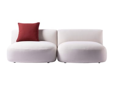 LITOS LIDO - Fabric garden sofa with removable cover by Cappellini