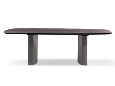 GEOMETRIC - Barrel-shaped dining table by Bonaldo