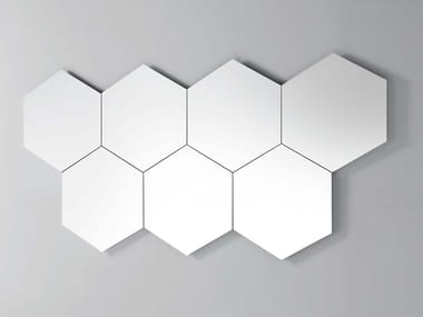 GEOMETRIKA ESAGONALE - Wall-mounted mirror by Pianca