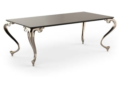 GEORGE - Rectangular marble table by Cantori