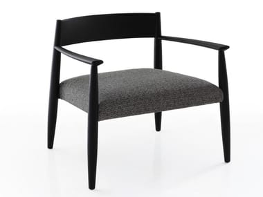 GHIACCIO - Wooden armchair by Porro