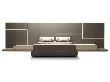 GHIROLETTO - Upholstered double bed by Misuraemme