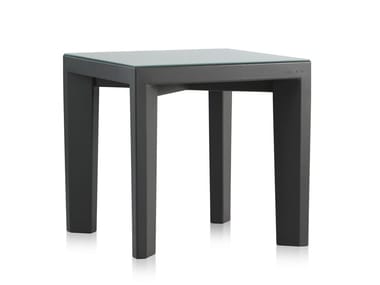 GINO - Square polyethylene dining table by Slide