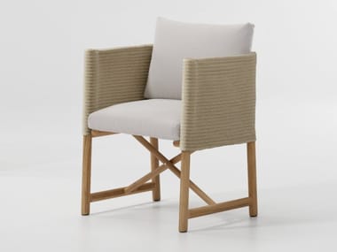 GIRO - Folding chair with armrests by Kettal