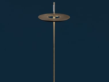 GIULIETTA BE F - LED brass floor lamp cordless by Catellani & Smith