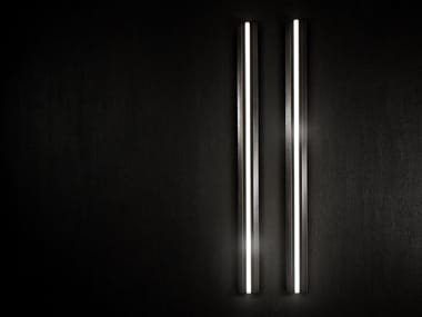 GLADIO - Dimmable titanium and Murano glass wall lamp by Henge
