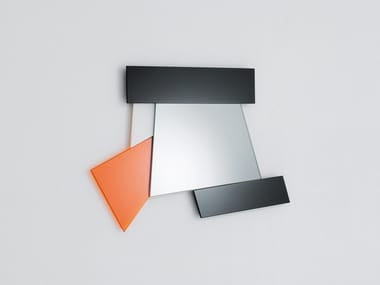 GLI SPECCHI DI DIONISO 4 - Wall-mounted framed mirror by Glas Italia