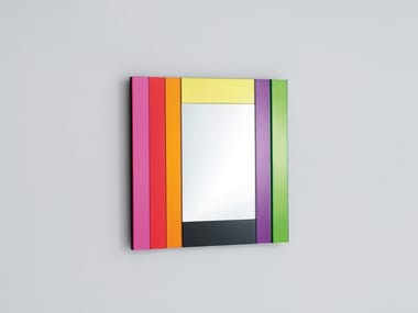 GLI SPECCHI DI DIONISO - Rectangular wall-mounted framed mirror by Glas Italia