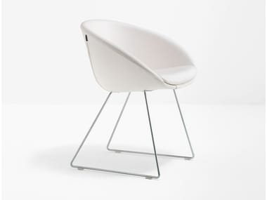 GLISS 1020 - Sled base upholstered chair by Pedrali