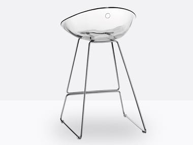 GLISS 902 - Sled base stool by Pedrali