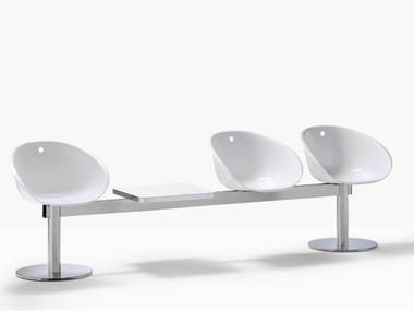 GLISS 943/944/945 - Freestanding technopolymer beam seating by Pedrali