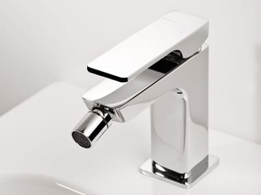 GLITTER - Single handle bidet mixer with swivel spout by Ritmonio