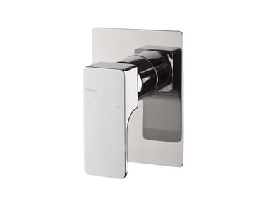 GLITTER - Single handle shower mixer with plate by Ritmonio