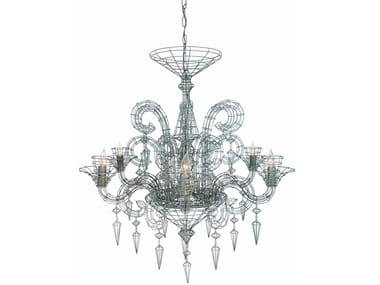 GLORIA - Metal chandelier by Forestier