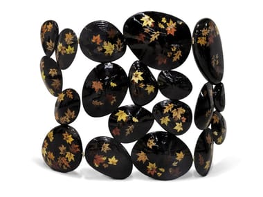 GOLD MARQUETRY - Wood veneer Screen by Boca do Lobo