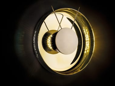 GONG - LED dimmable blown glass wall light by Italamp