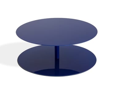 GONG LUX - Detachable round plate coffee table by Cappellini