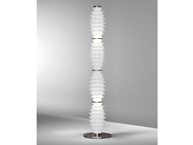 GRAND COLLIER - LED blown glass floor lamp by Italamp