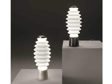 GRAND COLLIER - LED blown glass table lamp by Italamp
