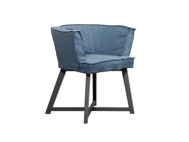 GRAY 26 - Fabric easy chair with removable cover by Gervasoni