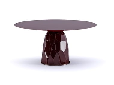 GRIETA - Round ceramic table by Paolo Castelli