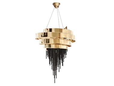 GUGGENHEIM - Brass chandelier with Swarovski® Crystals by Luxxu
