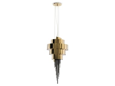 GUGGENHEIM - Brass pendant lamp with Swarovski® Crystals by Luxxu