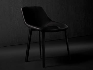 H VOLTAGE - Leather chair by Henge