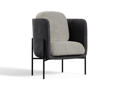 HAIKU - Easy chair with armrests by Novamobili