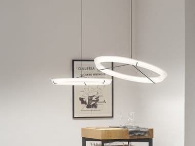 HALO JEWEL 2350 2351 - LED steel pendant lamp by Vibia