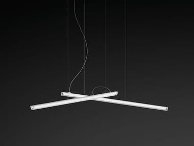 HALO LINEAL - Methacrylate pendant lamp by Vibia