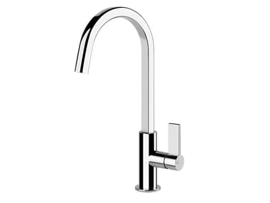 HELIUM - Countertop 1 hole brass kitchen mixer tap by Gessi